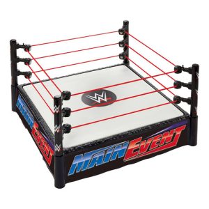 Mattel WWE Superstar Ring With Labels For Main Event & Raw