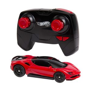 Mattel Hot Wheels RC 1:64 Ferrari Sf90 Stradale Assetto Fiorano Battery-Powered Remote-Control Car
