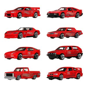 Mattel Hot Wheels Silver Series 80Th Anniversary 8-Pack, Set Of 8 1:64 Scale Toy Cars & Trucks