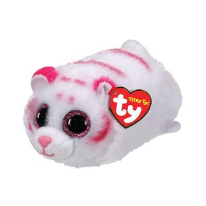 TY Teeny Tiger Tabor Pink/White Woc