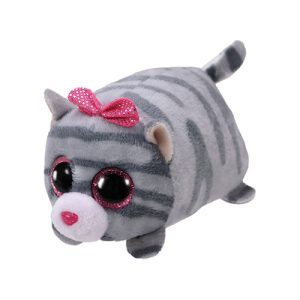 TY Teeny Cat Cassie Grey S4 Woc  2 Inch