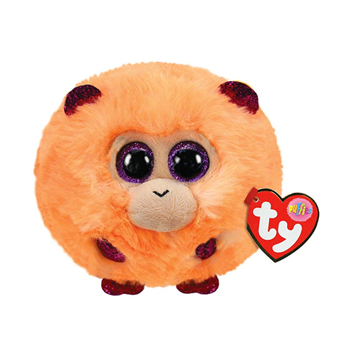 Ty Puffies Monkey Coconut Woc