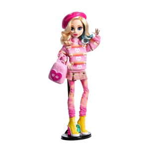 Mattel Monster High Wednesday Collectible Doll, Enid Sinclair in Pink Fashion With Accessories