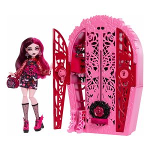 Mattel Monster High Skulltimate Secrets Garden Mysteries Playset, Draculaura Doll With 19+ Surprises