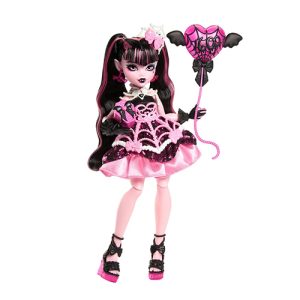 Mattel Monster High Scary Sweet Birthday Draculaura Doll in Party Dress With Balloon & Gift