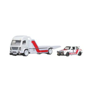 Mattel Hot Wheels Premium Car Culture Team Transport  2-Pack '73 Honda Civic Custom & Aero Lift