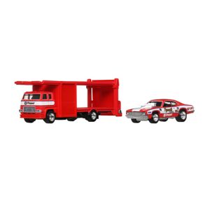 Mattel Hot Wheels Premium Car Culture Team Transport  2-Pack '73 Plymouth Duster & Second Story Raleigh
