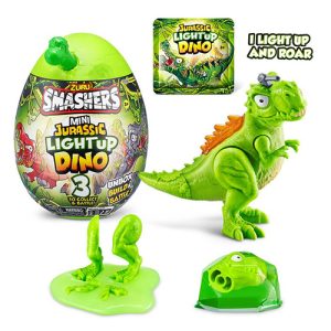 Zuru - Smashers - Mini Jurassic Light Up Dino 3 to Collect & Battle (One Random Piece) (CDU6PCS) (Series 1)
