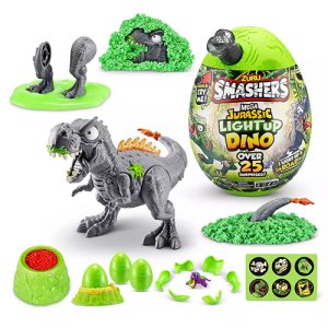 Zuru - Smashers - Mega Jurassic Light-Up Dino Egg - Over 25 Surprises Inside (Series 1)