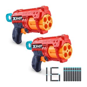 Zuru - X-Shot - Excel Double Fury 4 (3 Cans - 16 Darts)