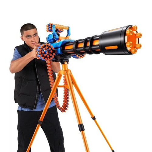 ZURU-XSHOT-INSANITY-SERIES 1 Motorized Rage Fire Gatlin Gun