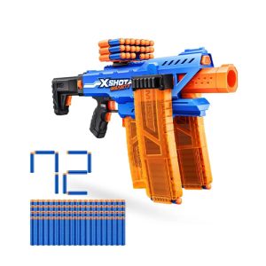 ZURU-XSHOT-INSANITY-SERIES 1-MOTORISED CLIP BLASTER (72Darts) Open Box,4pcs/CTN
