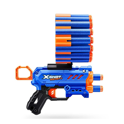 ZURU-XSHOT-INSANITY-SERIES 1-MICRO (24Darts) Open Box,12pcs/CTN - Image 4