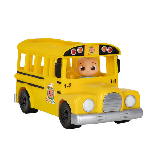 Jazwares Cocomelon Musical Yellow School Bus JJ Song Wheels on the Bus - Image 7