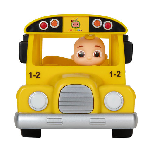 Jazwares Cocomelon Musical Yellow School Bus JJ Song Wheels on the Bus - Image 6