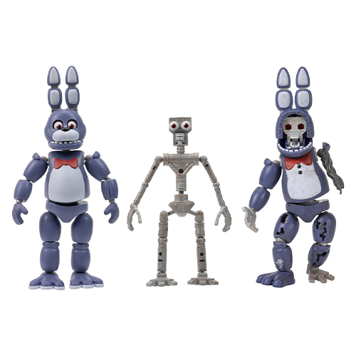 Jazwares Games: Five Nights at Freddys - Endo Series - Classic Bonnie & Withered Bonnie 6 Inch (Action Figure) (FNF0071)