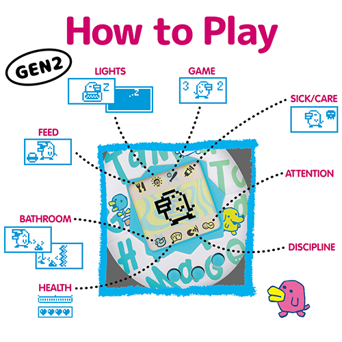BANDAI NAMCO - Tamagotchi Original Tama Ocean B-O (Gen 2) | Bingo