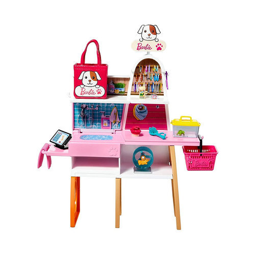 Mattel Barbie Doll And Pet Boutique Playset With 4 Pets And Accessories, For 3 To 7 Year Olds - Image 3
