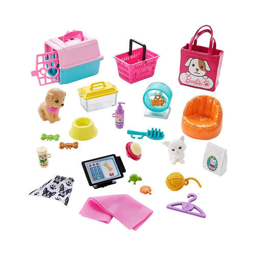Mattel Barbie Doll And Pet Boutique Playset With 4 Pets And Accessories, For 3 To 7 Year Olds - Image 4