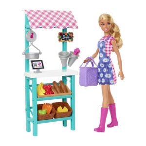 Mattel Barbie Farmers Market Playset Caucasian Doll