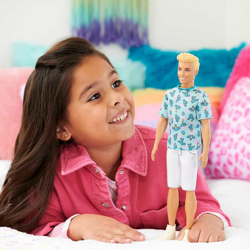 Mattel Barbie Ken Fashionistas Doll #211 With Blond Hair And Cactus Tee - Image 6