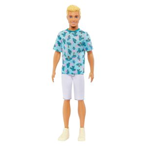 Mattel Barbie Ken Fashionistas Doll #211 With Blond Hair And Cactus Tee