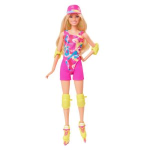 Mattel Barbie The Movie Collectible Doll, Margot Robbie As Barbie in Inline Skating Outfit