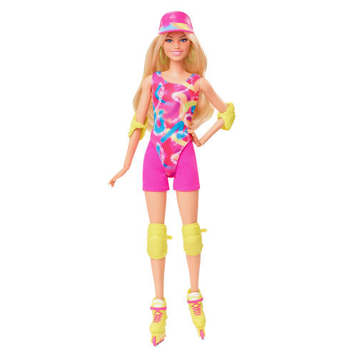 Mattel Barbie The Movie Collectible Doll, Margot Robbie As Barbie in Inline Skating Outfit