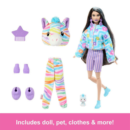 Mattel Barbie Cutie Reveal Color Dream Series - Zebra - Image 4