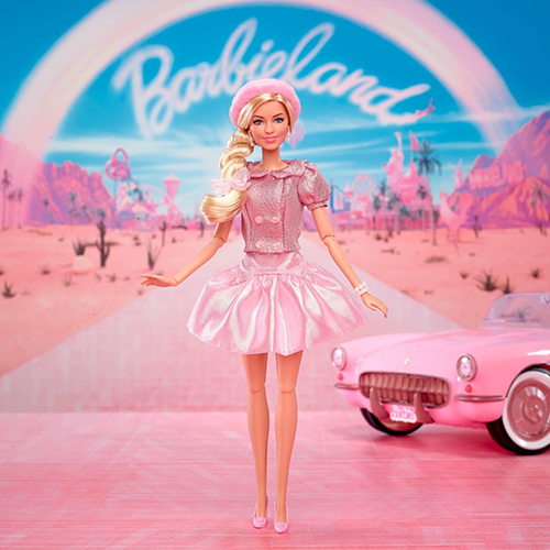 Mattel Barbie The Movie Doll, Margot Robbie As Barbie, Collectible Doll Wearing Pink Blouse & Skirt Set - Image 5