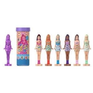 Mattel Barbie Mini Barbieland Color Reveal Dolls, 1.5-Inch Doll With Surprise Water Reveal