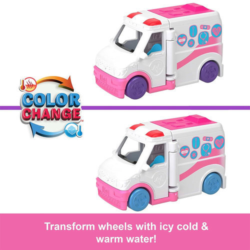 Mattel Barbie Mini Barbieland Doll & Vehicle Sets With 1.5-Inch Doll & Iconic Toy Vehicle HYF34 (HYF38) - Image 3