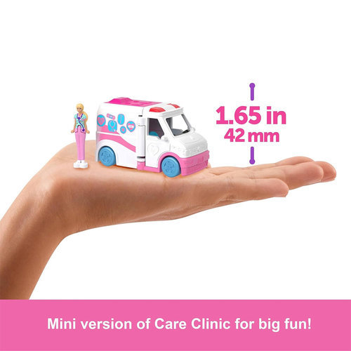 Mattel Barbie Mini Barbieland Doll & Vehicle Sets With 1.5-Inch Doll & Iconic Toy Vehicle HYF34 (HYF38) - Image 5