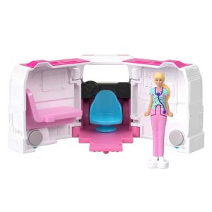 Mattel Barbie Mini Barbieland Doll & Vehicle Sets With 1.5-Inch Doll & Iconic Toy Vehicle HYF34 (HYF38)