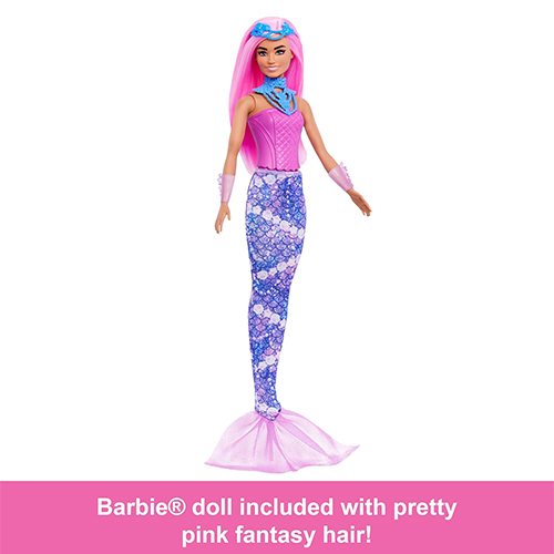 Mattel Barbie Advent Calendar with Doll & 24 Surprise Accessories Including Unicorn & Pets, Transform Fashion Doll into Mermaid, Fairy & More - Image 5