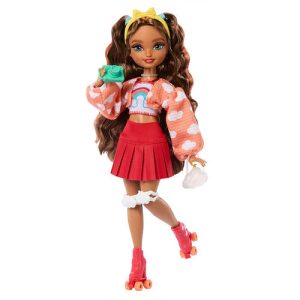 Mattel Barbie Dream Besties Doll and Accessories, Barbie Teresa Mobile Doll with Blonde Hair, 9 Video Game Themed Accessories