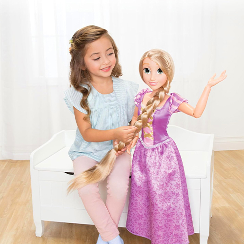 Jakks Disney PRINCESS RAPUNZEL DOLL PLAYDATE 32IN - Image 6