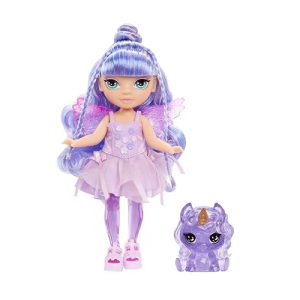 MGA - Rainbow High Littles Fantasy Fairies Doll - Amethyst Willow