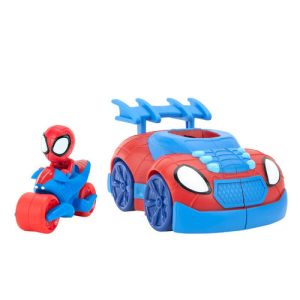 Jazwares-Spidey and His Amazing Friends Feature Vehicle - Web Strike 2 n 1 Vehicle