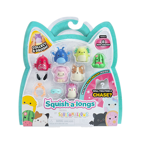 Jazwares Squishmallows - Squish-a-longs: Series 2 (8 Pack) (Asst.) (1 Inch) (SQAL0021) - Image 2