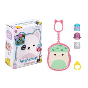 Jazwares  Squishmallows - Squish-a-longs: Mystery Mini-Squish Clip Series 1 (1 Inch) (5PCS) (Asst.) (CDU24PCS) (SQAL0072-74)