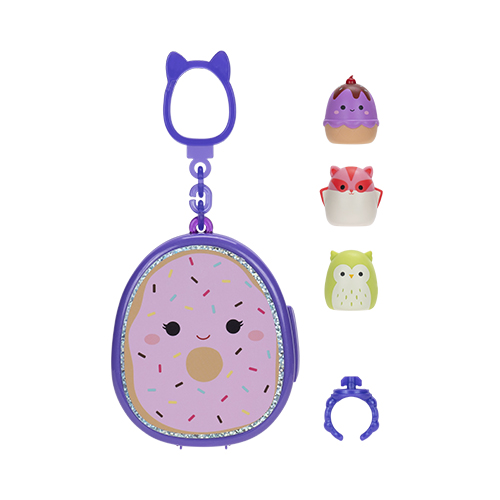 Jazwares Squishmallows - Squish-a-longs: Mystery Mini-Squish Clip Series 2 (1 Inch) (5PCS) (Asst.) (CDU24PCS) (SQAL0072-75) - Image 4