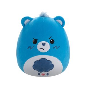 Jazwares - Squishmallows Cartoon Animation: Care Bears - Grumpy Bear (8 Inch) (SQCB00001)