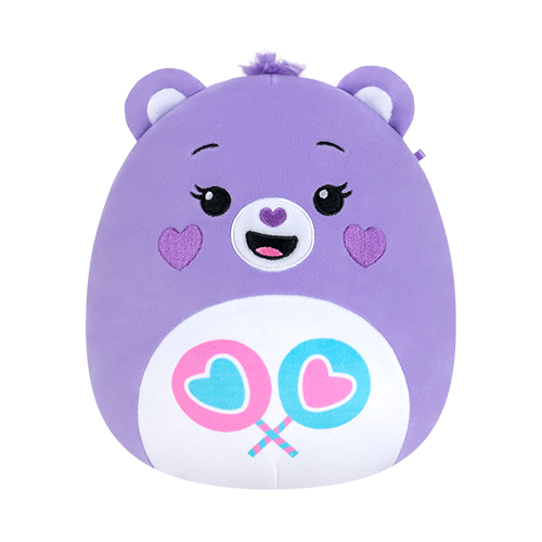 Jazwares - Squishmallows Cartoon Animation: Care Bears - Share Bear (8 Inch) (SQCB00001)