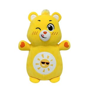 Jazwares - Squishmallows - HugMees Cartoon Animation: Care Bears - Funshine Bear (6 Inch) (SQCB00090)