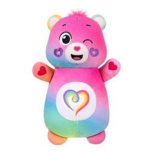 Jazwares - Squishmallows - HugMees Cartoon Animation: Care Bears - Togetherness Bear (6 Inch) (SQCB00090)