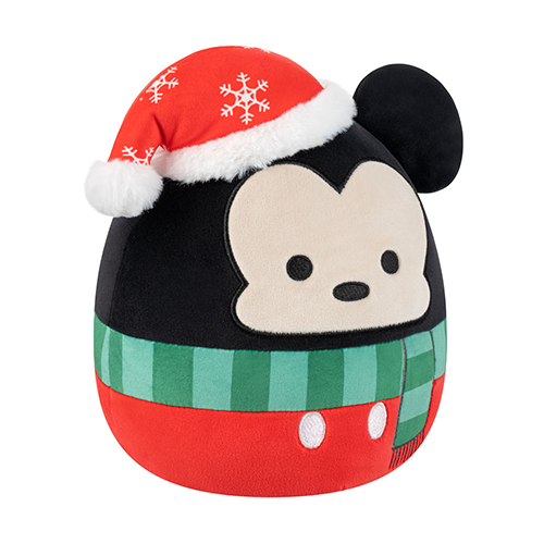 Jazwares - Squishmallows Cartoon Animation: Disney - Mickey Mouse & Friends - Winter Holiday Mickey Mouse (8 Inch) (SQDI01537) - Image 4
