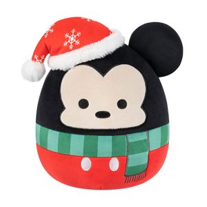 Jazwares - Squishmallows Cartoon Animation: Disney - Mickey Mouse & Friends - Winter Holiday Mickey Mouse (8 Inch) (SQDI01537)