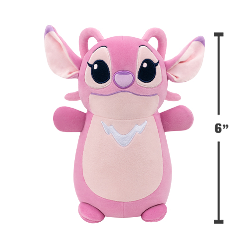Jazwares - Squishmallows - HugMees Cartoon Animation: Disney - Lilo & Stitch - Angel (6 Inch) (SQDI01411) - Image 3
