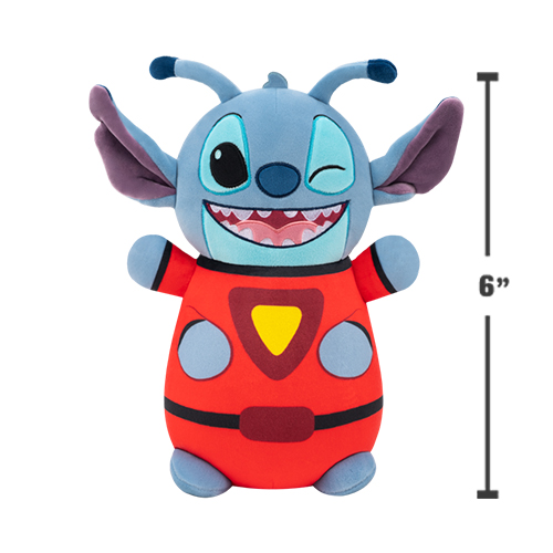 Jazwares - Squishmallows - HugMees Cartoon Animation: Disney - Lilo & Stitch - Alien Stitch 626 Day (6 Inch) (SQDI01411) - Image 3